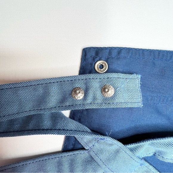 Carters Vintage Bib Overalls Blue Rodeo Bear Infant Toddler 80s 90s 24 Mos NWT - Picture 6 of 10